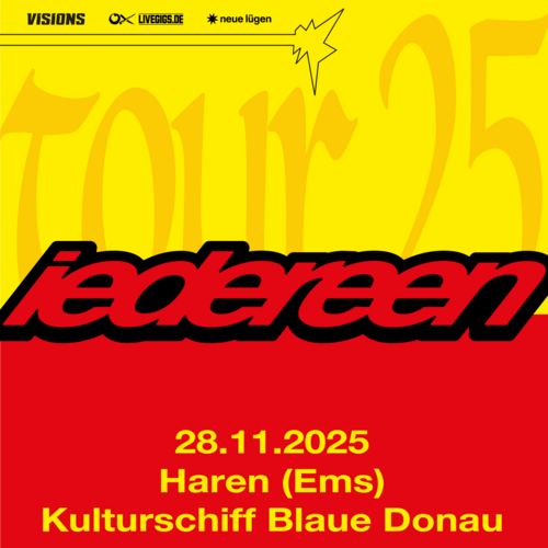 Tickets kaufen für iedereen am 29.11.2025